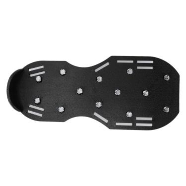 Imagem de Asixxsix Sapatos Aeradores de Gramado, Sapatos Aeradores de Grama Antiderrapantes Com Alças Ajustáveis, Tamanho único, Sandálias Com Pontas de Aeração Grama para Gramados, Jardins (Preto e Azul)