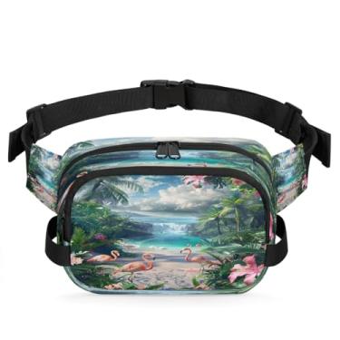 Imagem de Pochete abstrata de mármore cinza para mulheres e homens com alça ajustável, bolsa transversal, bolsa de peito, bolsa tiracolo, Cor 5