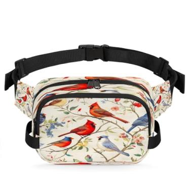 Imagem de Pochete floral de margarida azul para mulheres e homens com alça ajustável, bolsa transversal, bolsa de peito, bolsa tiracolo, Cor 20