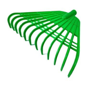 Imagem de predolo Cabeça de ancinho para gramado, ferramenta multifuncional para remoção de folhas e gramados, com montagem simples e cabeça removível. Ideal para, Verde