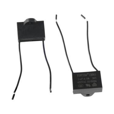 Imagem de Kit De Capacitores CBB61 10UF 3 Peças 450V Para Motor De Ventilador De