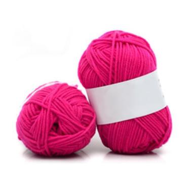 Imagem de Fio de caxemira para crochê e tricô, fio de algodão respirável, ideal para panos de prato, roupas, pegadores de panela, suéteres, 1 bola