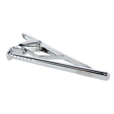 Imagem de Trafalgar Taco de beisebol masculino Home Run barra de gravata prata, one size, latão, Sem Pedra Preciosa