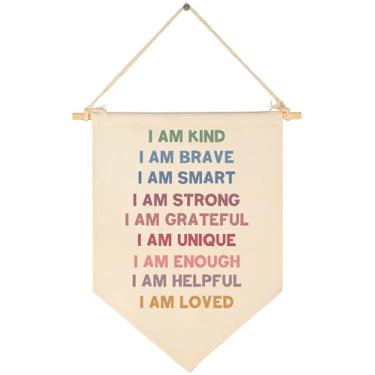 Imagem de Quarto de bebê acima do berço, sala de jogos, sala de leitura, decoração de porta de quarto, bebê, chuveiro, presente de aniversário para meninos e meninas adolescentes - bandeira pendurada em tela