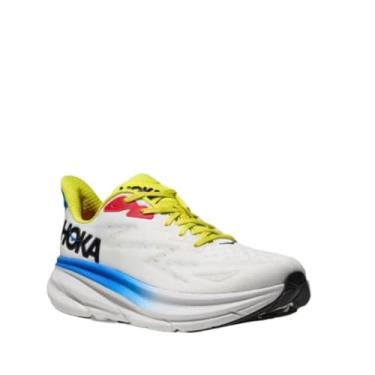 Imagem de HOKA Tênis masculino Clifton 9 Textile, Blanc De Blanc Virtual Blue, 41
