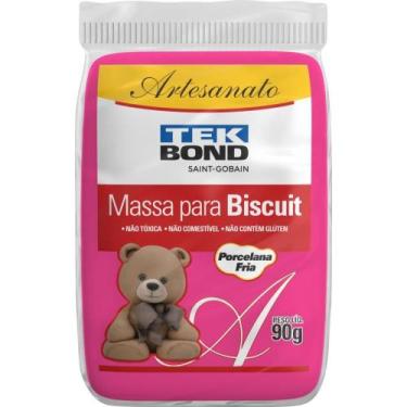 Imagem de Massa de Porcelana Fria Biscuit 90G PINK CX.C/06 - Tekbond