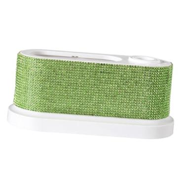 Imagem de oshhni Organizador de Ferramentas para Unhas Artísticas com 8 Furos, Suporte Portátil para Brocas de Unhas Elétricas, Acessórios para Manicure e Pedivela, Verde