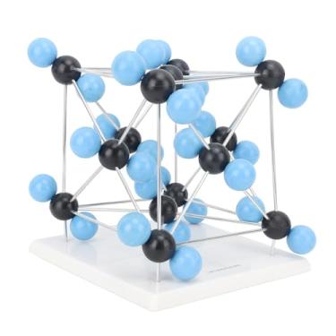 Imagem de QANYEGN Kit de modelo molecular de química, conjunto de aprendizagem de átomos de química, ferramentas de ensino de átomos de dióxido de carbono para professores, estudantes, joven