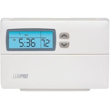 Imagem de Lux Pro PSP511LC Termostato programável 5-2 dias para uso doméstico; 1 calor, 1 fresco, com luz de fundo