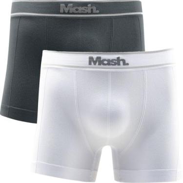 Imagem de Kit Com 2 Cuecas Boxer Em Microfibra Mash Sem Costura Masculina Box Co