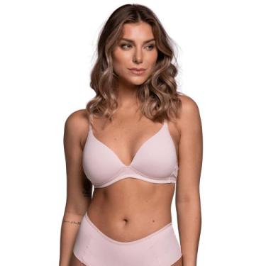 Imagem de Sutiã Triângulo Com Bojo Sem Aro Em Microfibra - 341001LIEBE, Bege, 42