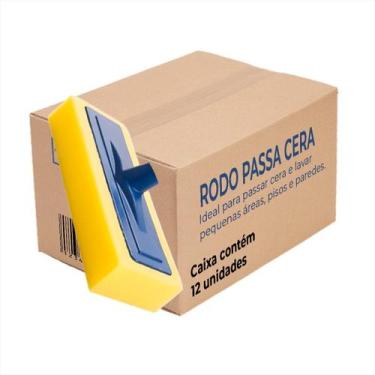 Imagem de Espuma Esponja Rodo Passa Cera Frio Porcelanato E Madeira Kit C/ 12