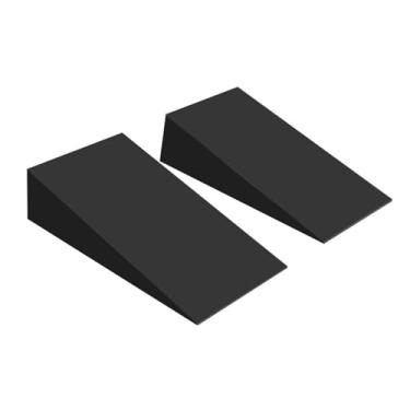 Imagem de Baoblaze de Agachamento em Cunha (2 unidades) - Blocos de para Alongamento de Tornozelo, Joelho e Perna - Rampa Inclinada em Espuma para Exercícios