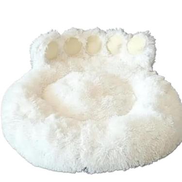Imagem de Cama pata nuvem colchao caminha para cachorro gato antialérgico(BRANCO,80cm G)