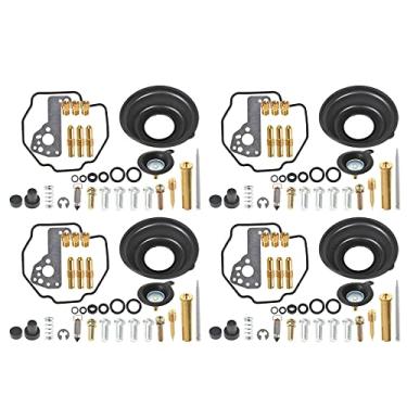 Imagem de Kit de reparo de carburador de motocicleta válvula de corte de ar de diafragma x4 para Yamaha Vmax V-MAX 1200