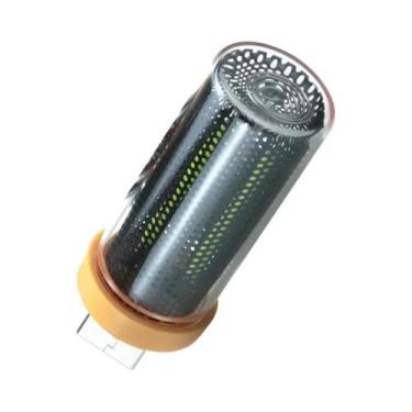 Imagem de Luz Noturna Retro USB LED Amarela Quente Para Decoração De Casa Ilumin