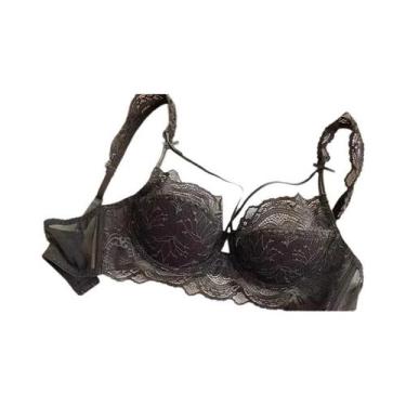 Imagem de Conjunto De Bralette De Renda Para Bustos Pequenos Com Alças Removívei