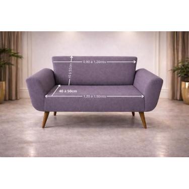 Imagem de Capa Sofá Namoradeira Opala  Premium, Encaixe Perfeito e Envio Rápido 