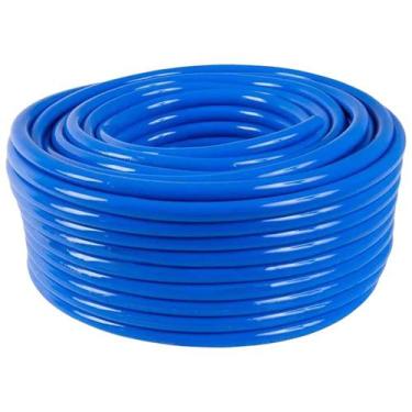 Imagem de Kit mangueira jardim 1/2 x 3,0mm azul siliconada 10m - BARIFLEX