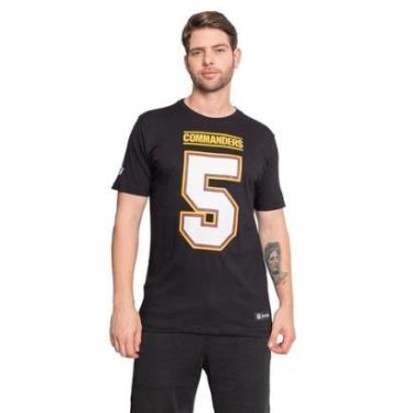 Imagem de Camiseta NFL Washngton Commanders Name Number Jayden Daniels Masculino-Masculino