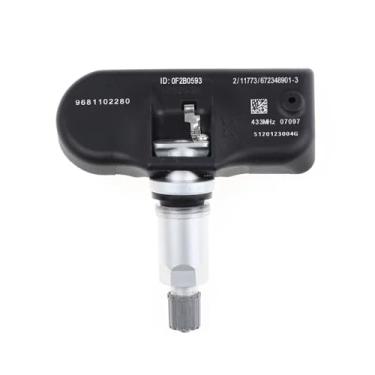 Imagem de Sensor TPMS de pressão dos pneus compatível com Citroen para C4 C5 C6 C8 TPMS Sensor de pressão dos pneus 9659452180 9681102280 (4 unidades)