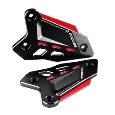 Imagem de Anti-derrapante Protetor de pedal traseiro decorativo para Z-900 z900 se z 900 2017-2023(Black c)