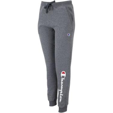 Imagem de Calça Champion Jogger Moletom Felpado Logo Vertical Feminina - Preto - G-Feminino