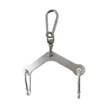 Imagem de Colaxi Barra de puxada com alça antiderrapante para de cabos, acessório para academia, alça para equipamento de ginástica com de polias, Style B