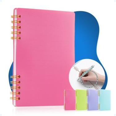 Imagem de Caderno Pauta A6 Pequeno 80 Folhas Argola Parcial Anotações - Hxt, Ros