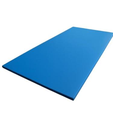 Imagem de Colchonete EVA 100x50 Multiuso Academia Yoga Pilates Tatame Exercício Fitness Premium(5mm,Azul)