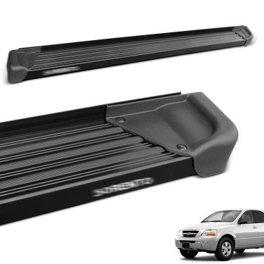 Imagem de Estribo Lateral Sorento 2004 a 2010 Aluminio Preto A3