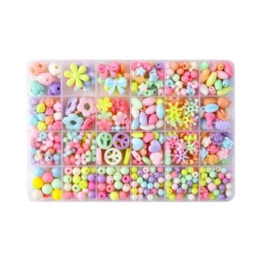 Imagem de Kit De Joias DIY Para Meninas: Pulseira E Colar Com Miçangas, 500 Peça