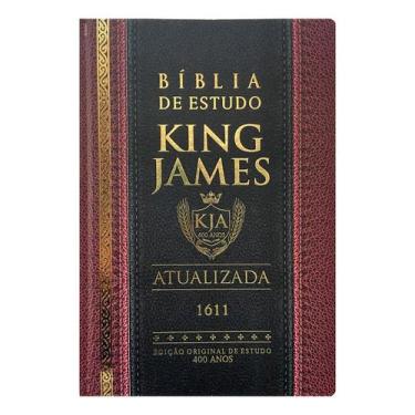 Imagem de Bíblia de Estudo King James Letra Gigante Atualizada Full Color Capa D