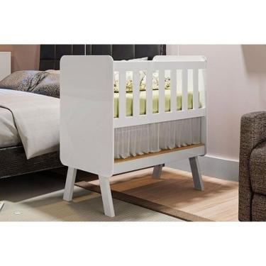 Imagem de Berço Infantil Mini Guti 3 Em 1 Branco - Peroba