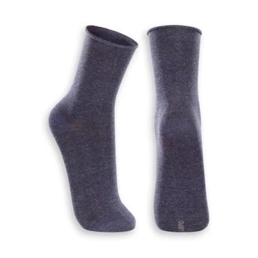 Imagem de Meia Cano Longo Lupo 1275-011 Masculina Sem Punho Algodão T. 37/44 45/