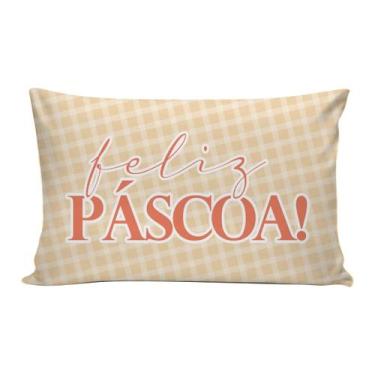 Imagem de Capa de Almofadas Baguete De Páscoa Retangular 50x30cm Decorativa Zípe