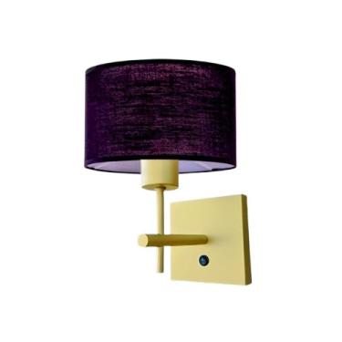 Imagem de Arandela Moderna Dourada Udine G20 Com Interruptor Dourado P