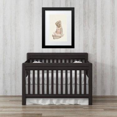 Imagem de Quadro Infantil Retrô Ursinha - 60X48Cm