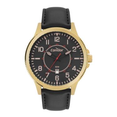Imagem de Relógio Condor Masculino Ref: Co2115Nbm/3P Casual Dourado