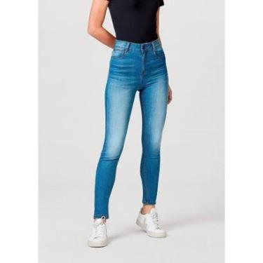 Imagem de Calça Jeans Super Skinny Com Cintura Alta Hering Feminina-Feminino