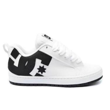 Imagem de Tênis DC Shoes Court Graffik White Black-Unissex