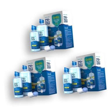Imagem de Ivo-renu fresh solucao multiuso 355+120ml - Bausch & Lomb, 03 CAIXAS