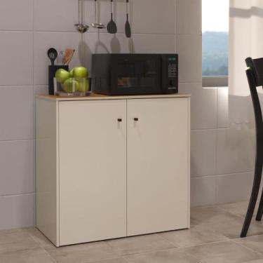 Imagem de Balcão Multiuso Para Forno e Microondas Armário Organizador Smart - Vi