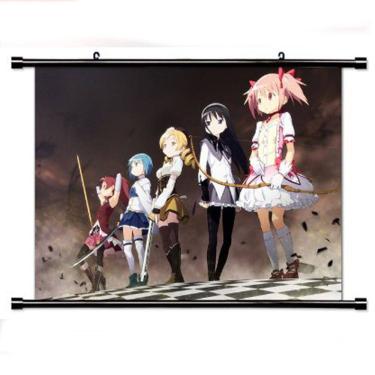 Imagem de Pintura de parede Scroll Madoka Magica Anime 40x60cm