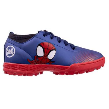 Imagem de Chuteira Dray Society Marvel Homem Aranha Infantil Azul-Unissex