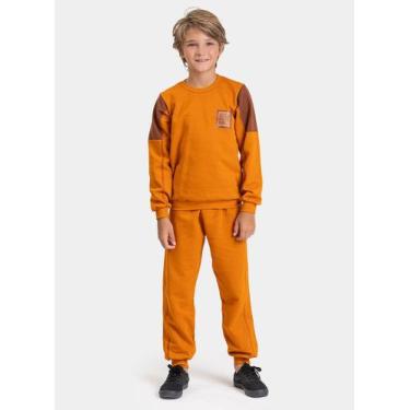Imagem de Conjunto Inverno Menino Canela Blusão e Calça com Detalhe Radical, 8