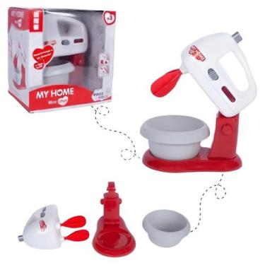 Imagem de Brinquedo Batedeira Cozinha Infantil Batedor Gira De Verdade - My Home
