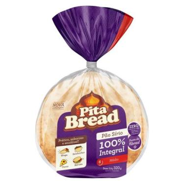 Imagem de Pão Sírio Integral 6 unidades Pita Bread 320g