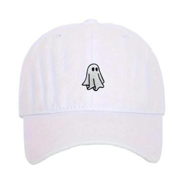 Imagem de Boné De Beisebol Bordado Com Padrão De Fantasma De Halloween Para Home
