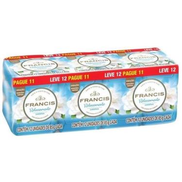 Imagem de Sabonete francis suave azul intense lirio d,agua pct c/12